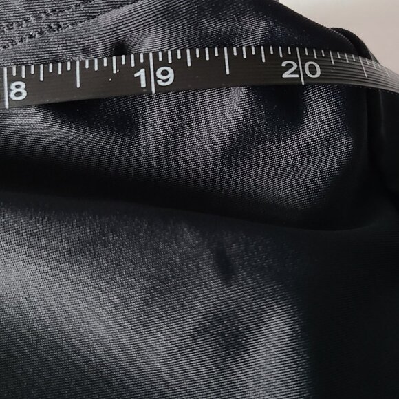 SWIM BY CACIQUE SWIM SKIRT--PLUS SIZE 22 -BLACK- BUILT IN BIKINI BOTTOM - Picture 7 of 12